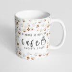 Mug céramique- D'abord un café ensuite j'agis