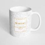 Mug céramique - café avec prénom