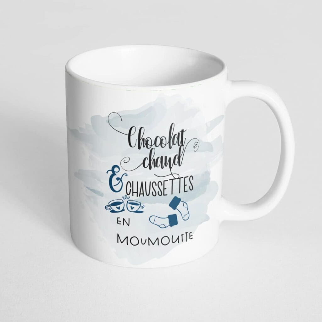 Tasse personnalisée avec un message positif