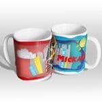 Mug personnalisable Paper Craft Super Héro (garçon ou fille)